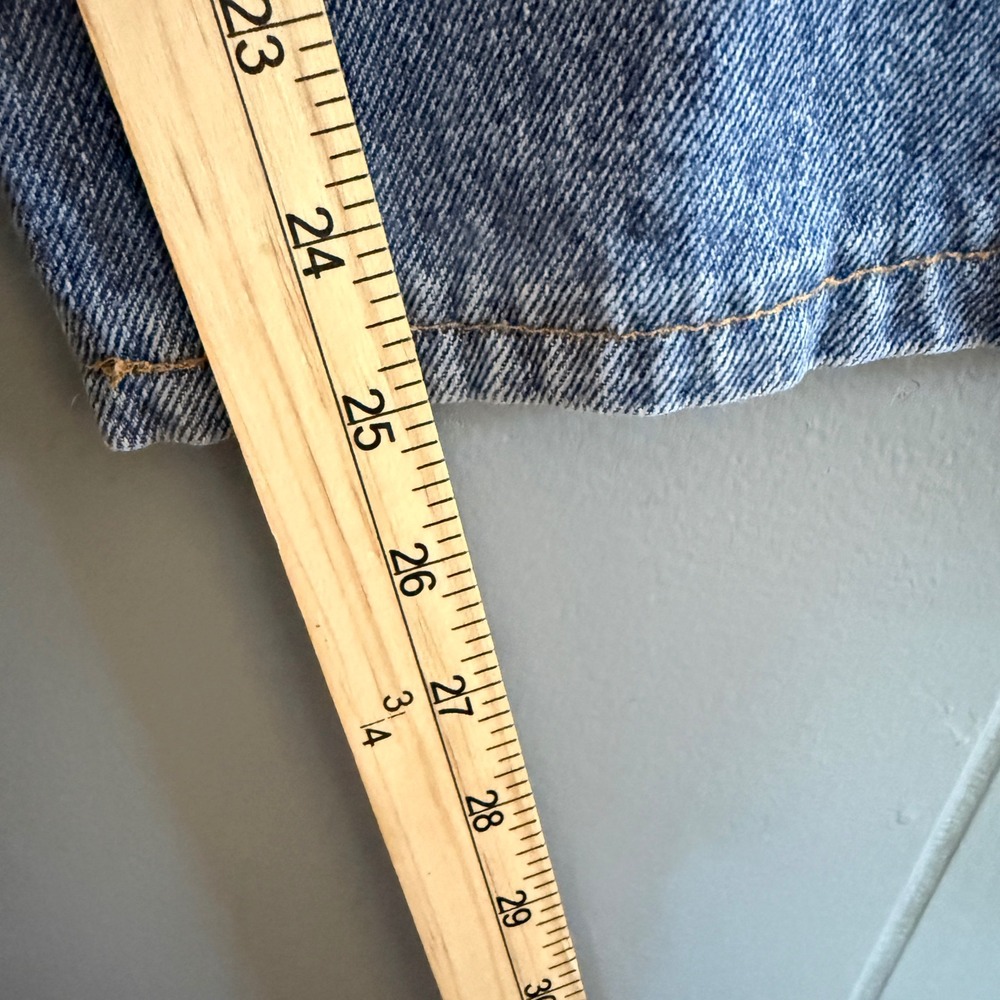 Levi's 505 Straight Leg Jeans Tag W31 L30 Hemmed 31x25 Zip Fly Mid Rise 2020 - Picture 4 of 11